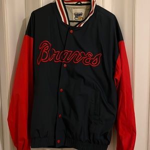 VINTAGE BRAVES bomber jacket